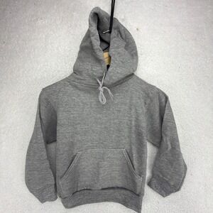 Russell Athletic Youth Small Gray Pullover Hoodie Sweatshirt Vintage USA NWOT
